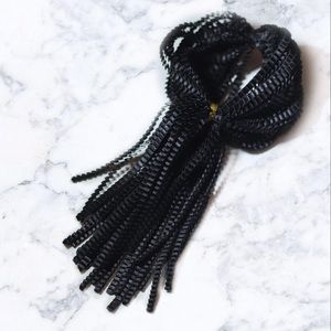 Alexandra Tsoukala pleated black bracelet
